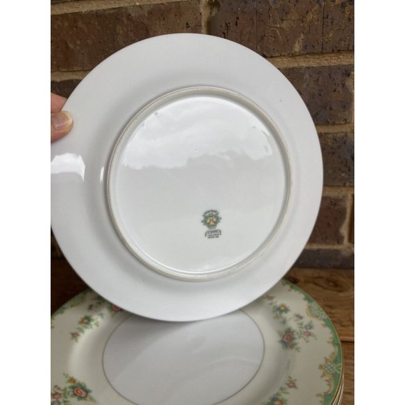 4 VTG 1933 Morimura Noritake Japan Embassy Floral Round Dinner Plates 9 7/8” - Picture 5 of 9